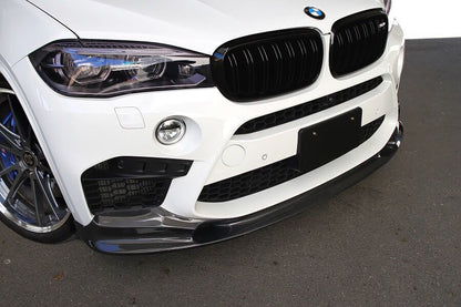 2014-2018 BMW X5M F85/X6M F86 3D Style Carbon Fiber Front Lip - Carbonado