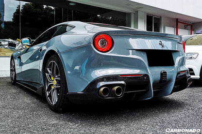 2012-2017 Ferrari F12 Berlinetta RS Style Carbon Fiber Rear Diffuser - Carbonado