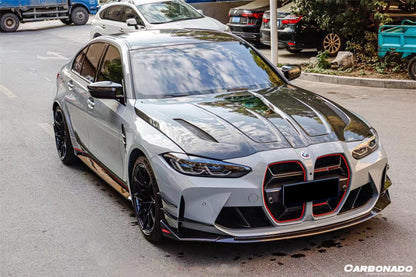2021-UP BMW M3 G80 M4 G82/G83 OD Style DRY Carbon Fiber Gril (NO ACC) - Carbonado