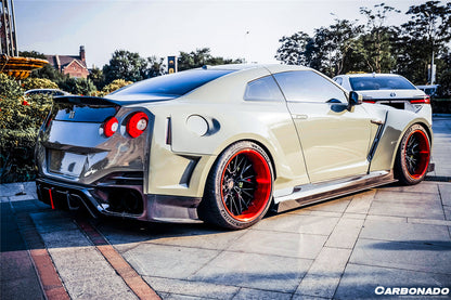2008-2020 Nissan GTR R35 CBA/DBA/EBA DLK Style Carbon Fiber Trunk - Carbonado Aero