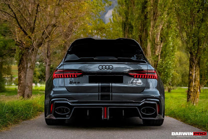 2019-2023 Audi RS6 Avant C8 IMP Performance Carbon Fiber Middle Spoiler - DarwinPRO Aerodynamics