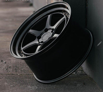 Aodhan DS09 Gloss Black W /Gold Rivets - 18x10.5 +22 5x114.3 (Square Set of 4)