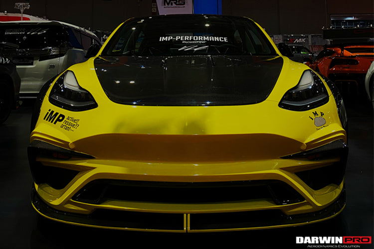 2017-2023 Tesla Model 3 IMP Performance Carbon Fiber Hood - DarwinPRO Aerodynamics