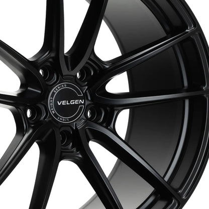 20" Velgen VF5 Satin Black 5x114.3 ( Staggered Set ) ( Set of 4 )