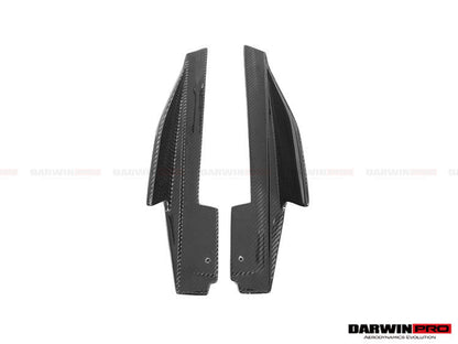 2010-2015 Ferrari 458 Coupe/Spyder Speciale Style Carbon Fiber Side Skirts Canards - DarwinPRO Aerodynamics