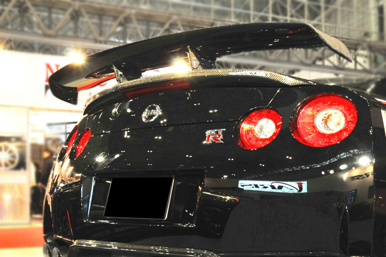 2008-2022 Nissan GTR R35 CBA/DBA/EBA VA-II Style Trunk Spoiler - Carbonado