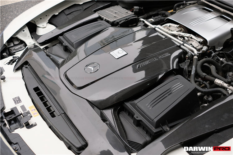 2015-2020 Mercedes Benz AMG GT/GTS Autoclave Carbon Fiber Radiator Cover Repalcement - DarwinPRO Aerodynamics