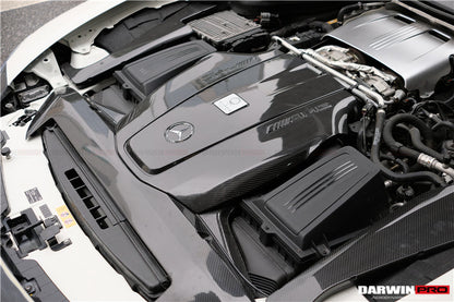 2015-2020 Mercedes Benz AMG GT/GTS Autoclave Carbon Fiber Radiator Cover Repalcement - DarwinPRO Aerodynamics