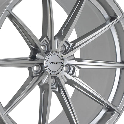 20" Velgen VF10 Gloss Silver 5x114.3 ( Staggered Set ) ( Set of 4 )