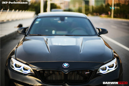 2014-2020 BMW M2/M2C  2-SERIES F22/F23F87 IMP Performance Partial Carbon Fiber Hood - DarwinPRO Aerodynamics