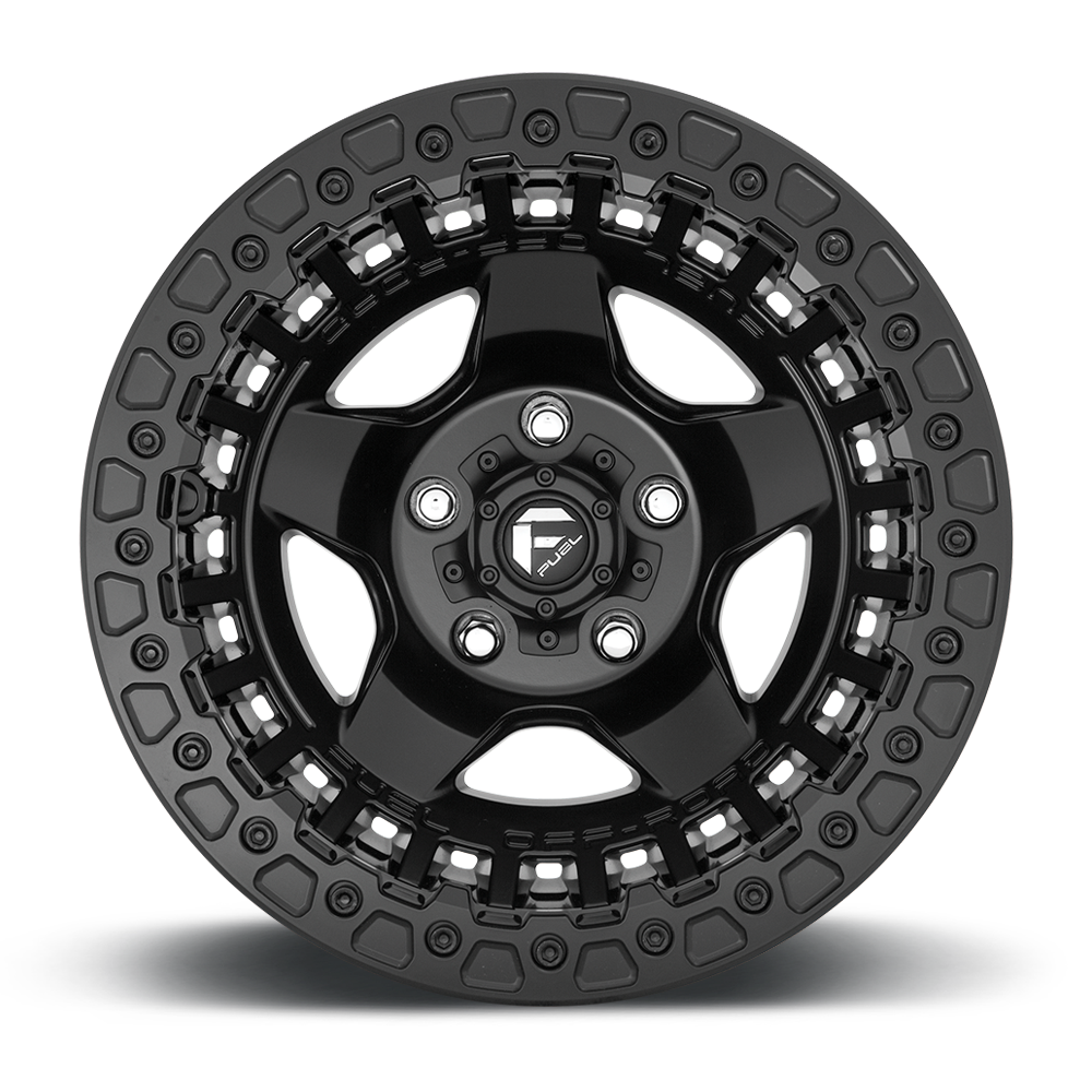 17" Fuel D114 Warp Beadlock Matte Black 6x139.7 ( Set of 4 )