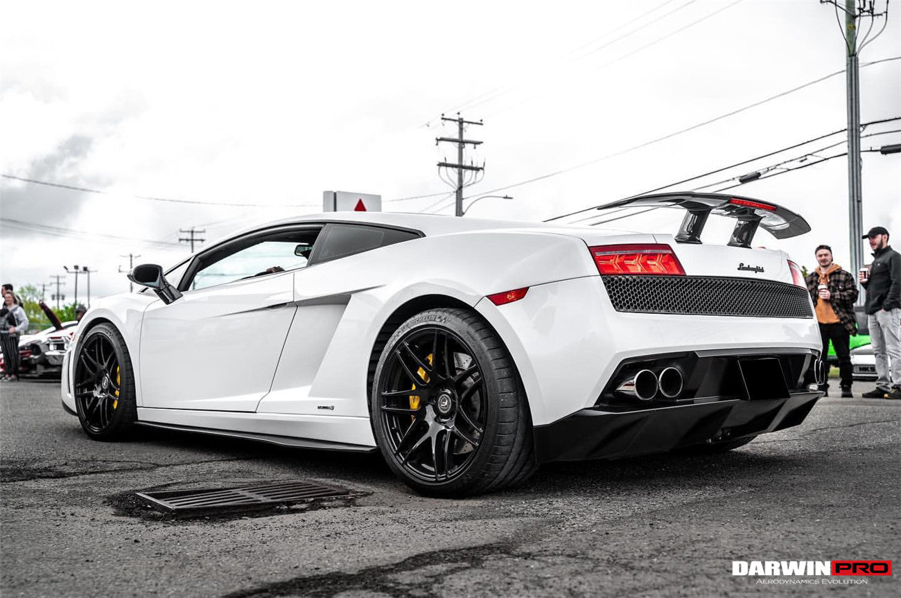2004-2014 Lamborghini Gallardo LP570 Style Side Skirts - DarwinPRO Aerodynamics