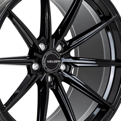 20" Velgen VF10 Satin Black 5x114.3 ( Staggered Set ) ( Set of 4 )