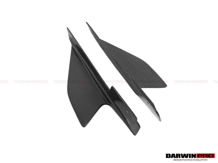 2010-2015 Ferrari 458 Coupe/Spyder Speciale Style Carbon Fiber Side Skirts Canards - DarwinPRO Aerodynamics