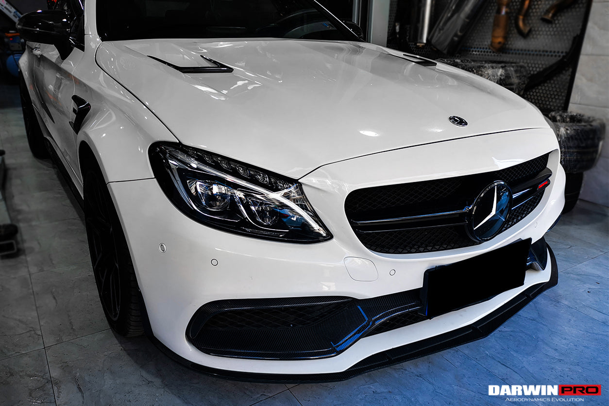 2015-2021 Mercedes Benz W205 C63/S AMG BKSS Style Hood - DarwinPRO Aerodynamics