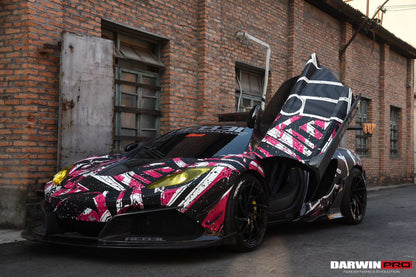2011-2014 McLaren MP4 12C Rebel Performance Style Carbon Fiber Side Skirts - DarwinPRO Aerodynamics