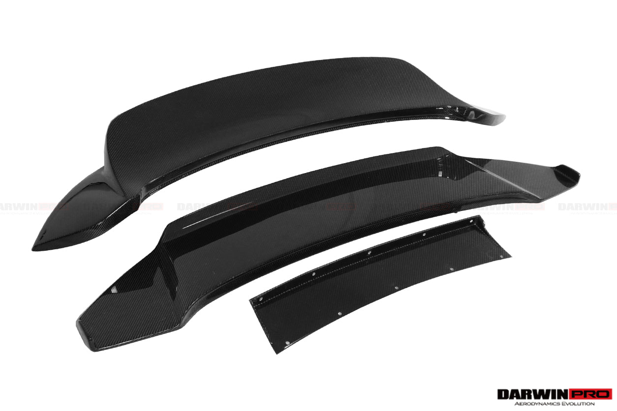 2019-2023 Porsche 911 992 Carrera S/4/4S BKSSII Style Trunk Wing - DarwinPRO Aerodynamics