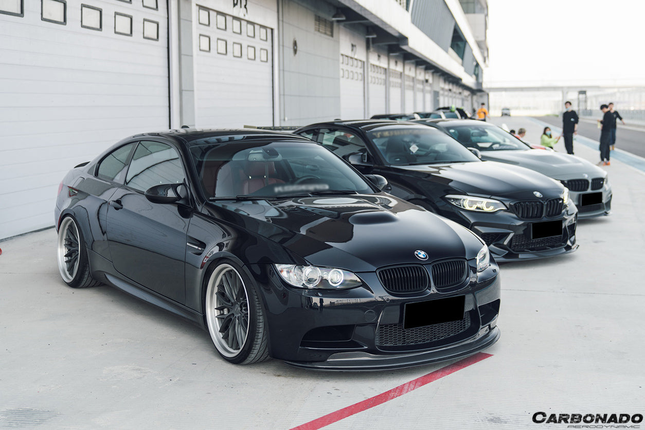 2008-2012 BMW M3 E90/E92/E93 GTSII Style Carbon Fiber Lip - Carbonado