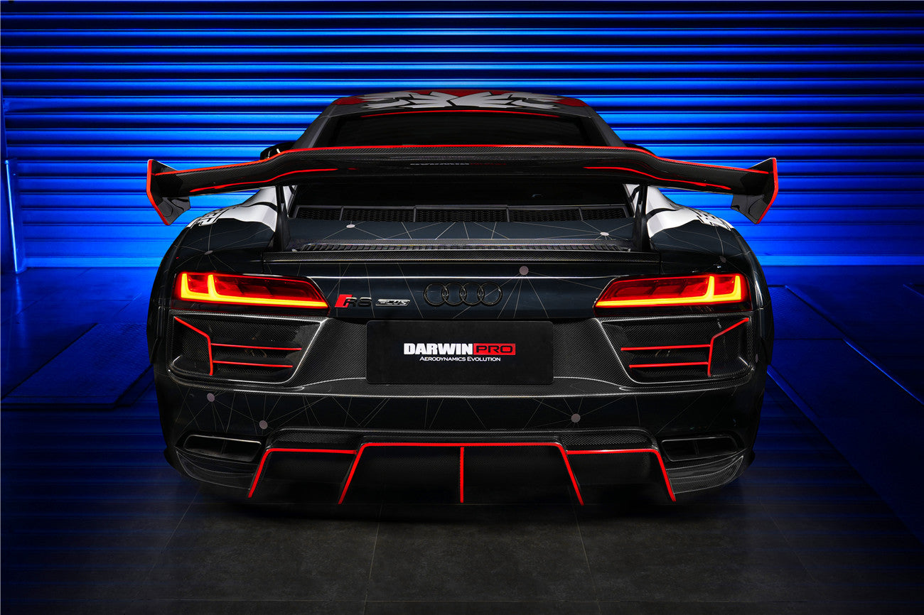 2016-2023 Audi R8 GEN2/GEN3 Coupe ONLY IMPII Carbon Fiber Trunk Wing - DarwinPRO Aerodynamics