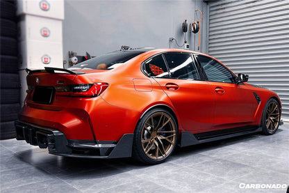 2021-UP BMW M3 G80 G20 VRS Style Carbon Fiber Trunk Spoiler - Carbonado Aero