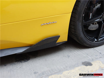 2010-2015 Ferrari 458 Coupe/Spyder Speciale Style Carbon Fiber Side Skirts Canards - DarwinPRO Aerodynamics
