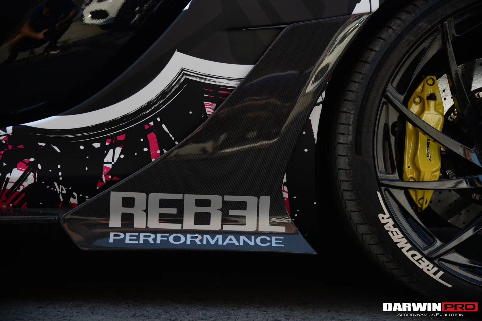 2011-2014 McLaren MP4 12C Rebel Performance Style Carbon Fiber Side Skirts - DarwinPRO Aerodynamics