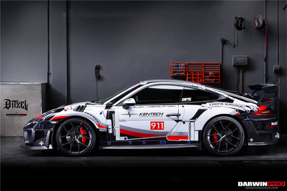 2016-2019 Porsche 911 991.2 Carrera /S GT2RS Style GT2RS Carbon Fiber Side Skirts - DarwinPRO Aerodynamics