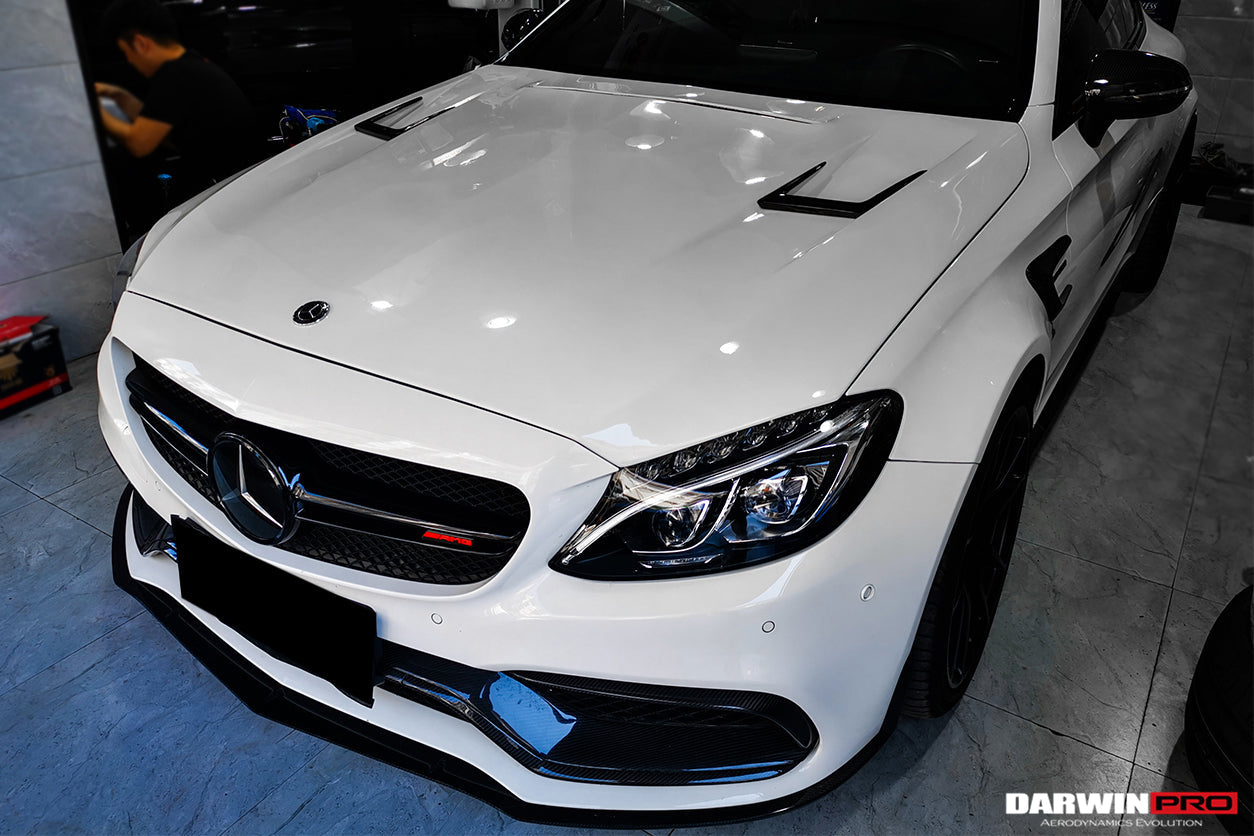 2015-2021 Mercedes Benz W205 C63/S AMG BKSS Style Hood - DarwinPRO Aerodynamics