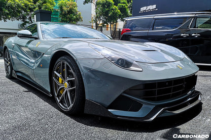 2012-2017 Ferrari F12 Berlinetta DC Style Carbon Fiber  Side Skirts - Carbonado