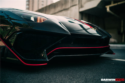 2011-2016 Lamborghini Aventador LP700 Coupe SV-BKSSII Style Wide body Carbon Fiber Aero Full Kit - DarwinPRO Aerodynamics