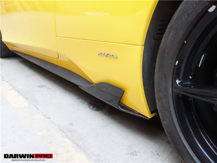 2010-2015 Ferrari 458 Coupe/Spyder Speciale Style Carbon Fiber Side Skirts Canards - DarwinPRO Aerodynamics