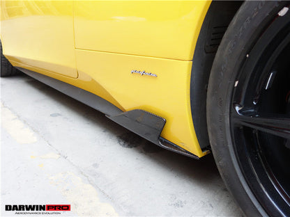 2010-2015 Ferrari 458 Coupe/Spyder Speciale Style Carbon Fiber Side Skirts Canards - DarwinPRO Aerodynamics