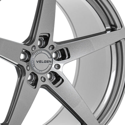 20" Velgen Classic5 V2 Gloss Gunmetal 5x114.3 ( Staggered Set ) ( Set of 4 )