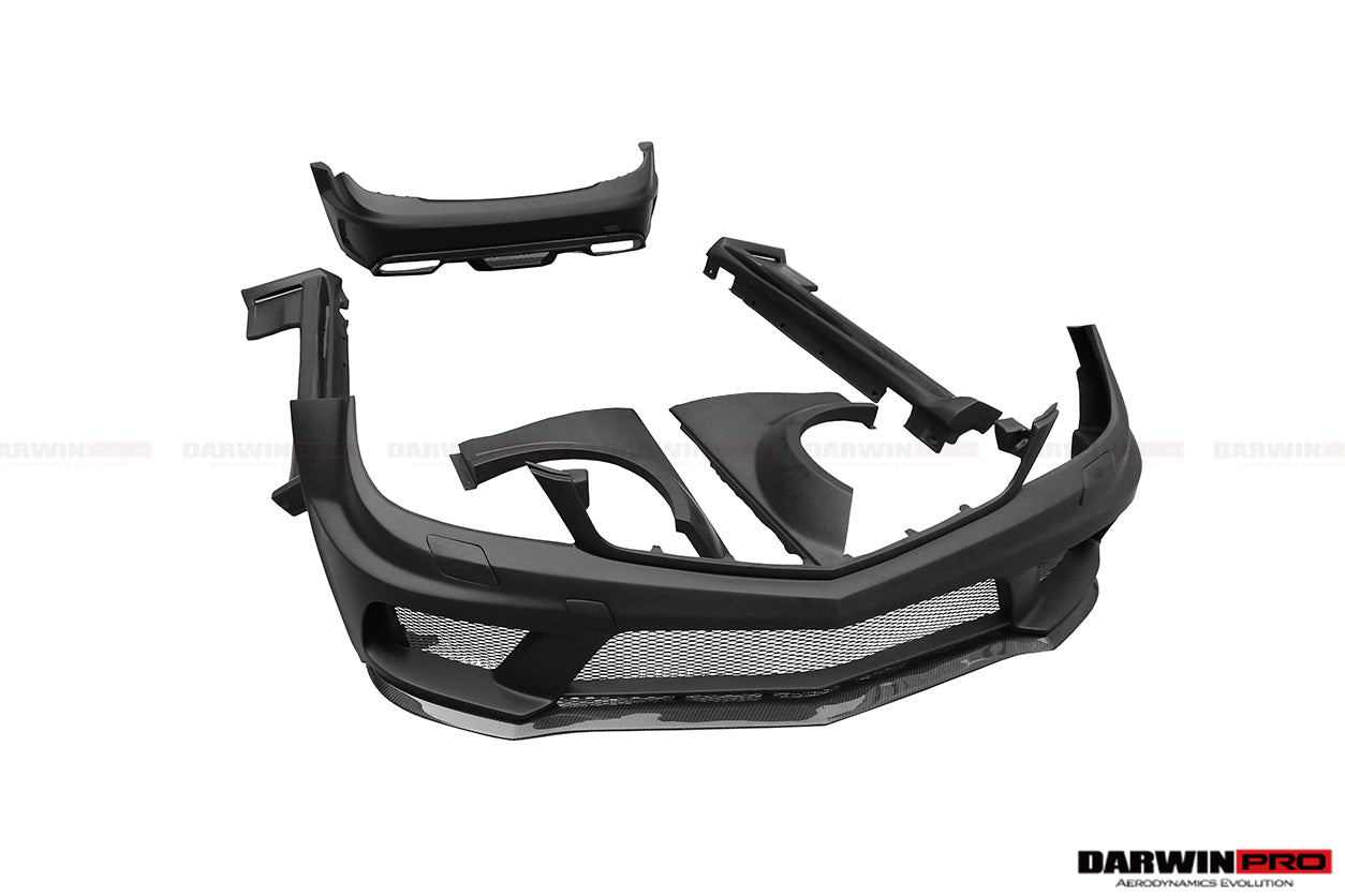 2012-2014 Mercedes Benz W204 C Class Coupe BKSS Style Wide Full Body Kit - DarwinPRO Aerodynamics
