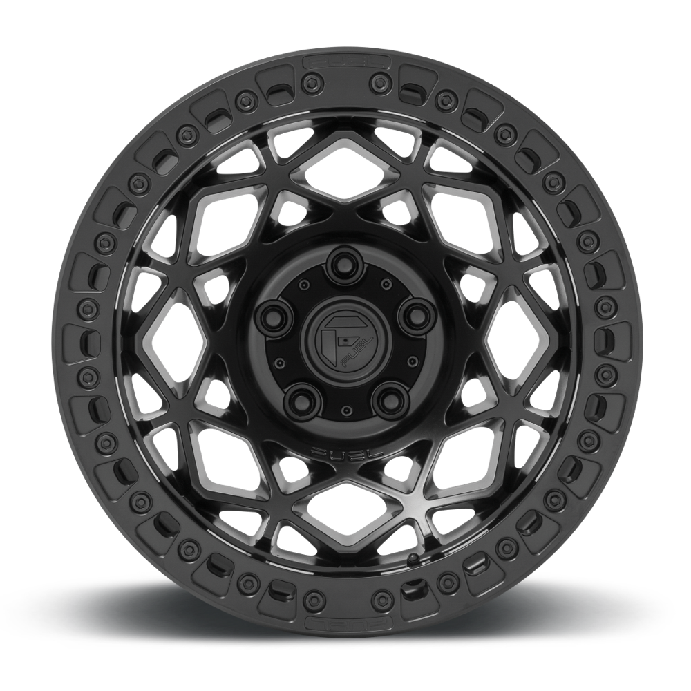 17" Fuel D120 Unit Beadlock Blackout 5x127 ( Set of 4 )
