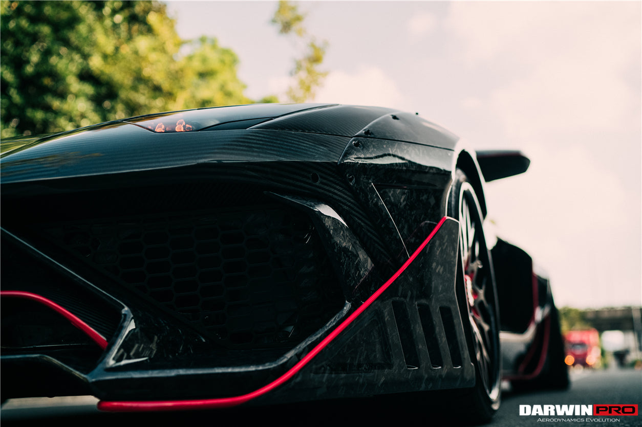2011-2016 Lamborghini Aventador LP700 Roadster SV-BKSSII Style Wide Body Carbon Fiber Aero Full Kit - DarwinPRO Aerodynamics
