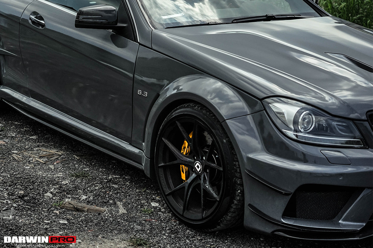 2012-2014 Mercedes Benz W204 C Class Coupe BKSS Style Wide Full Body Kit - DarwinPRO Aerodynamics
