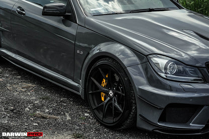 2012-2014 Mercedes Benz W204 C Class Coupe BKSS Style Wide Full Body Kit - DarwinPRO Aerodynamics