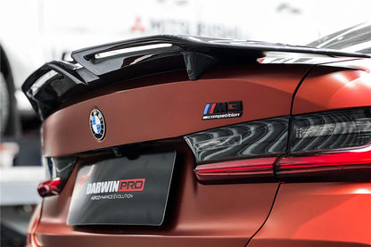 2021-UP BMW M3 G80 G20 BKSS Style Carbon Fiber Trunk Spoiler - DarwinPRO Aerodynamics