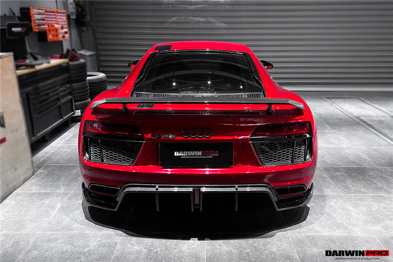 2016-2023 Audi R8 GEN2/GEN3 Coupe ONLY GT Style Carbon Fiber Trunk Wing - DarwinPRO Aerodynamics