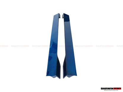 2017-2021 Tesla Model 3 IMP Performance Carbon Fiber Side Skirts Under Board - DarwinPRO Aerodynamics