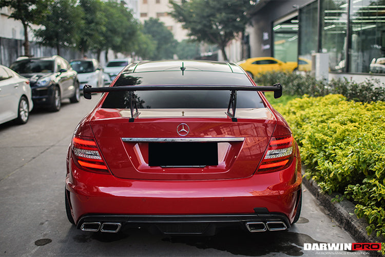 Mercedes Benz W204 C Class/ C63 AMG Coupe BKSS Style Carbon Fiber Trunk Spoiler - DarwinPRO Aerodynamics