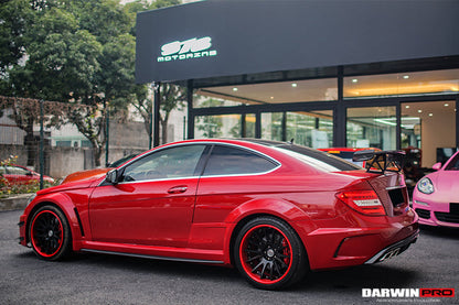 Mercedes Benz W204 C Class/ C63 AMG Coupe BKSS Style Carbon Fiber Trunk Spoiler - DarwinPRO Aerodynamics