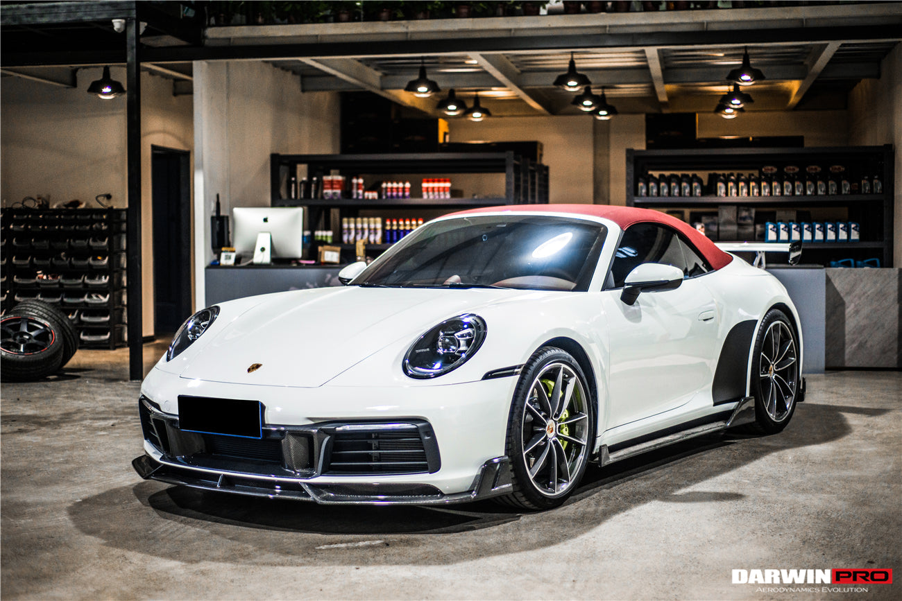2019-2023 Porsche 911 992 Carrera S/4/4S/Targa/Cabriolet BKSS Style Front Lip - DarwinPRO Aerodynamics