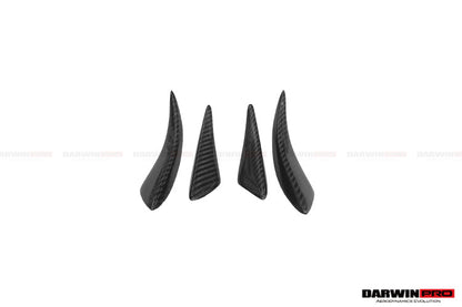 2014-2020 BMW M3/M4 BKSS Style Carbon Fiber Canards - DarwinPRO Aerodynamics