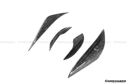 2008-2012 BMW M3 E90/E92/E93 KA Style Carbon Fiber Canards - Carbonado Aero