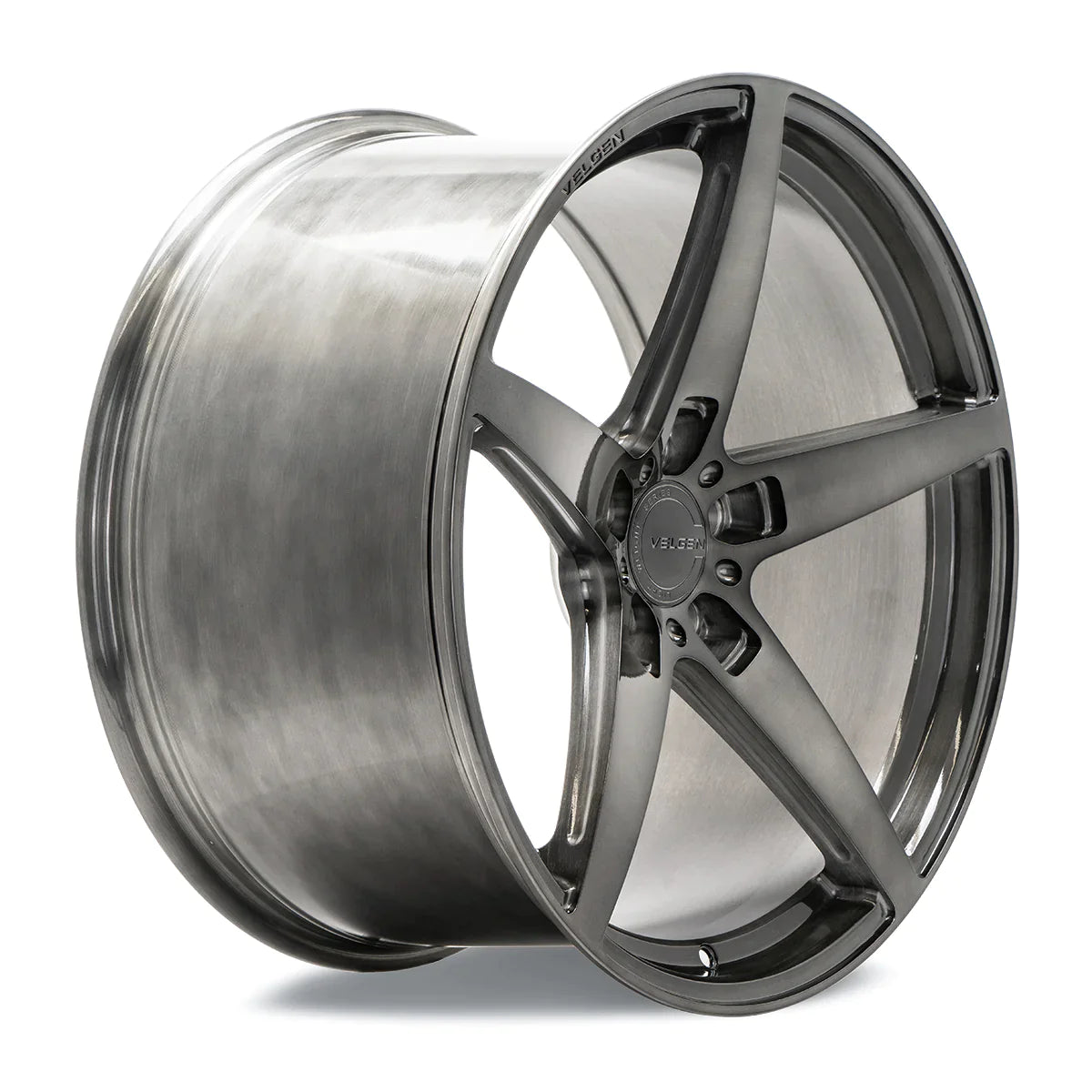 22" Velgen Classic5 V2 Brushed Titanium 5x114.3 ( Set of 4 )