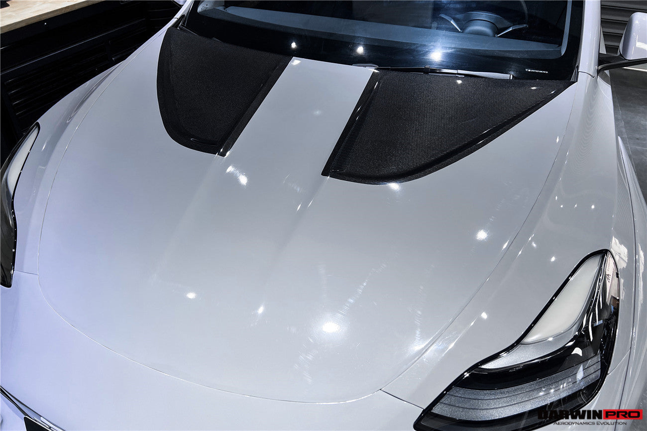 2020-2023 Tesla Model Y IMP Performance Carbon Fiber Hood - DarwinPRO Aerodynamics
