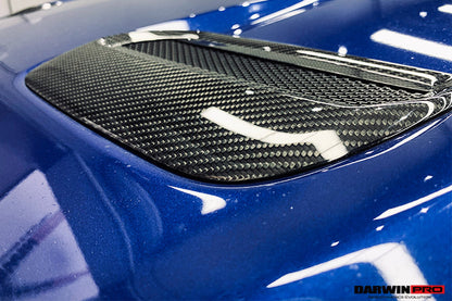 2018-2022 Ford Mustang Carbon Fiber Hood Vents - DarwinPRO Aerodynamics