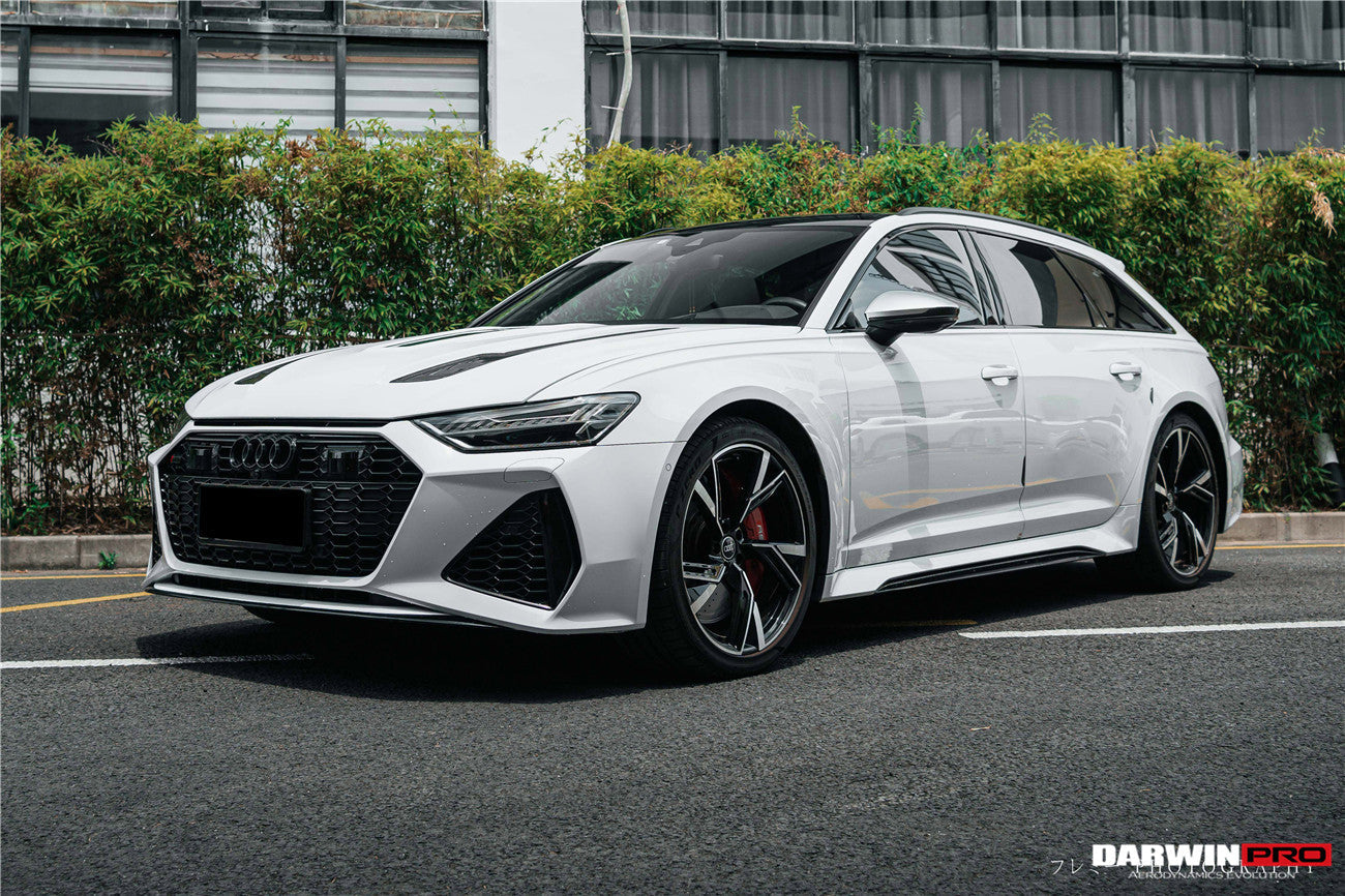 2019-2023 Audi RS6 Avant C8 IMP Performance Partial Carbon Fiber Hood - DarwinPRO Aerodynamics